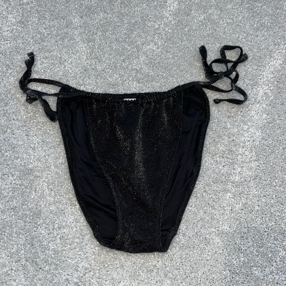 Old navy shimmer tie swim bottoms